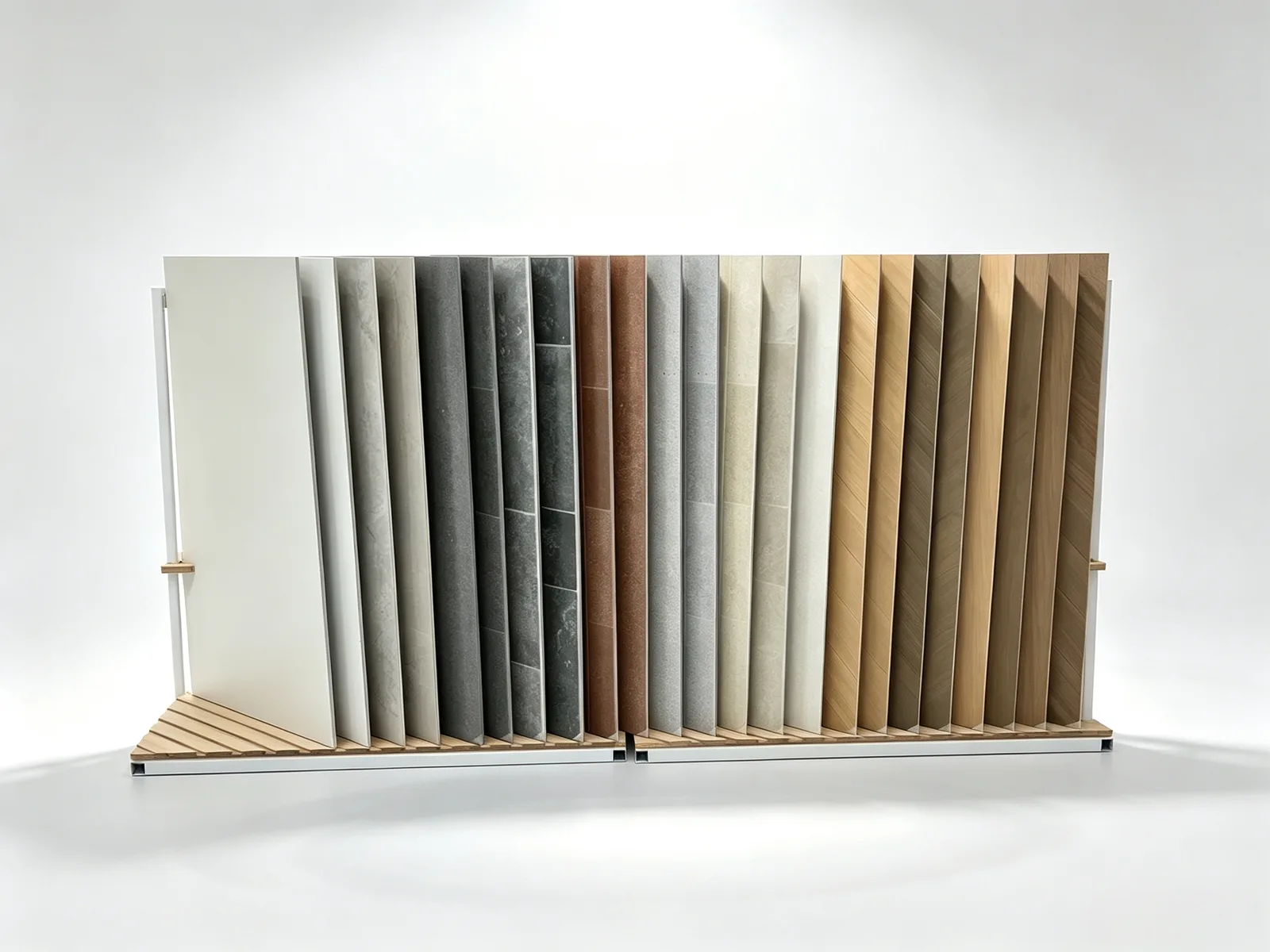 钢木斜插瓷砖展架 4
